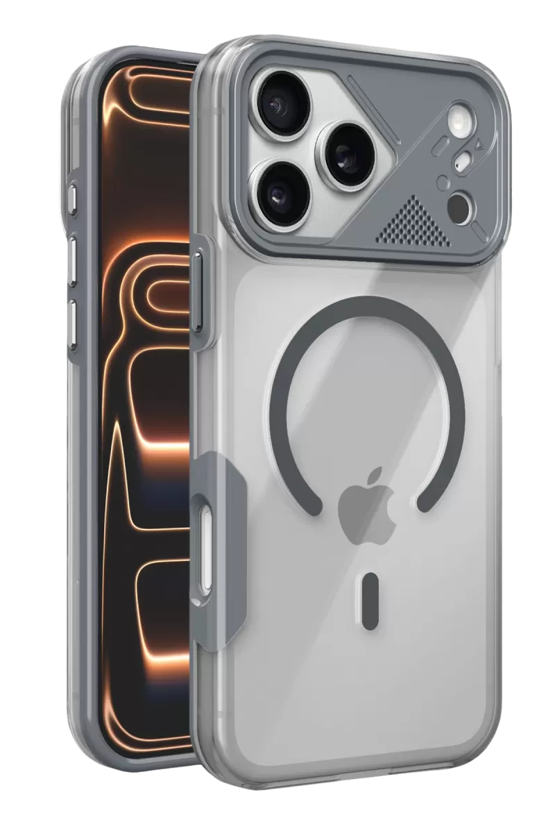 Joko Apple iPhone 17 Pro Zinko Magsafe Kapak - Titan Gri