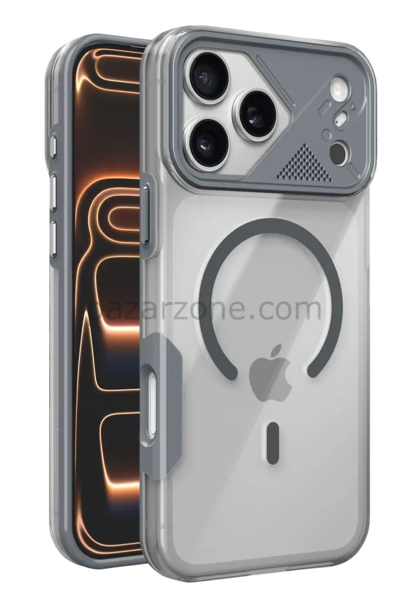 Joko Apple iPhone 17 Pro Zinko Magsafe Kapak - Titan Gri