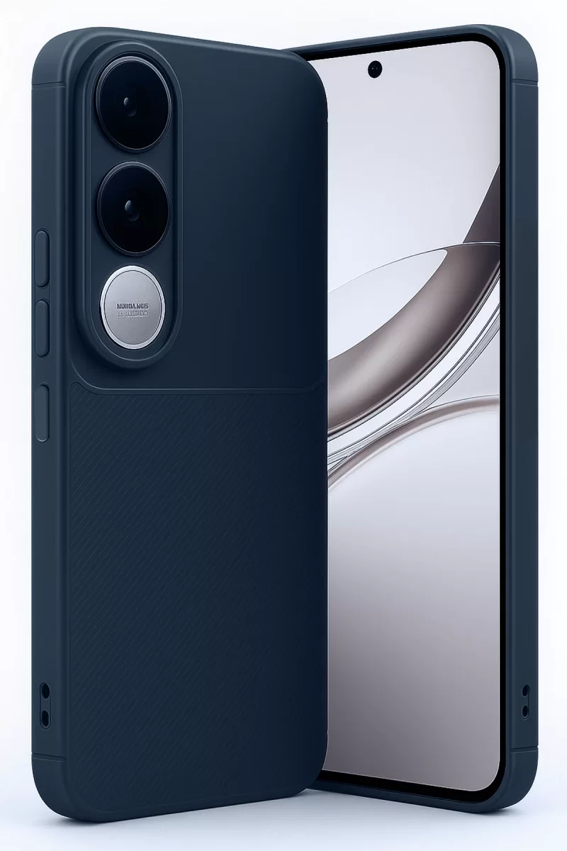 Newface Vivo V50 Lite 4G Auto Focus Karbon Kapak - Lacivert