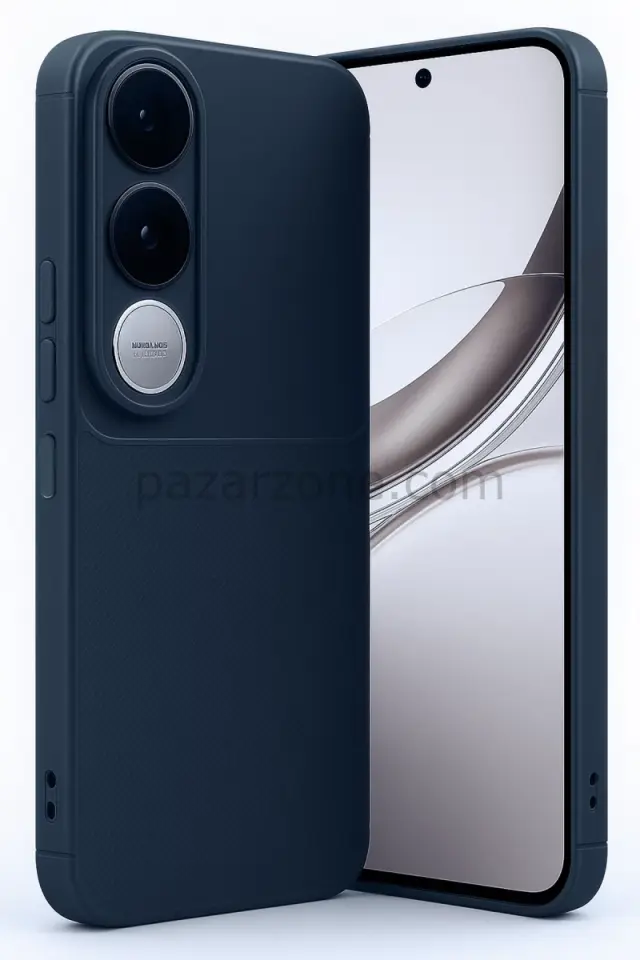 Newface Vivo V50 Lite 4G Auto Focus Karbon Kapak - Lacivert