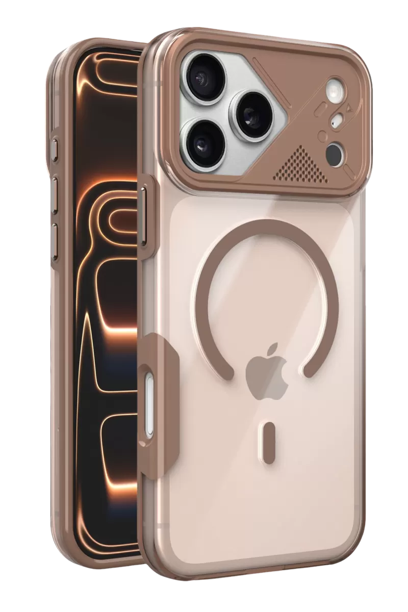 Joko Apple iPhone 17 Pro Zinko Magsafe Kapak - Çöl Titanyum