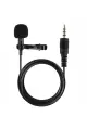 Newface 3.5mm Jak 1.5 Metre Double Mikrofon - Siyah