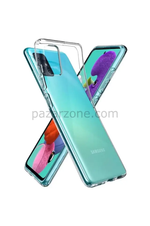 Newface Samsung Galaxy A03S Kılıf Lüx Şeffaf Silikon