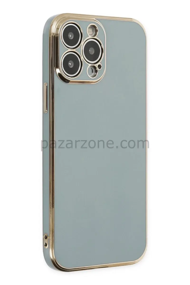 Newface Apple iPhone 14 Pro Max Kılıf Volet Silikon - Açık Yeşil