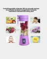 Taşınabilir USB Şarjlı Mini Smoothie Blender 380ml Çelik Bıçaklı Portatif