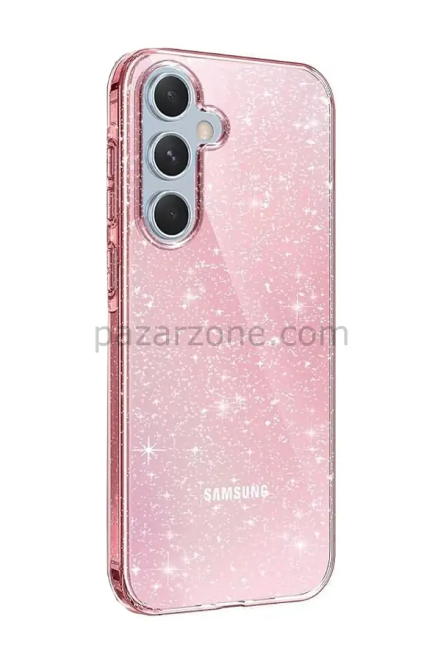 Newface Samsung Galaxy A15 4G Kılıf Glow Kapak - Pembe