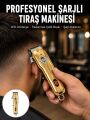 Type-C Şarjlı LCD Ekranlı Profesyonel Saç Sakal Tıraş Makinesi Yeni Nesil