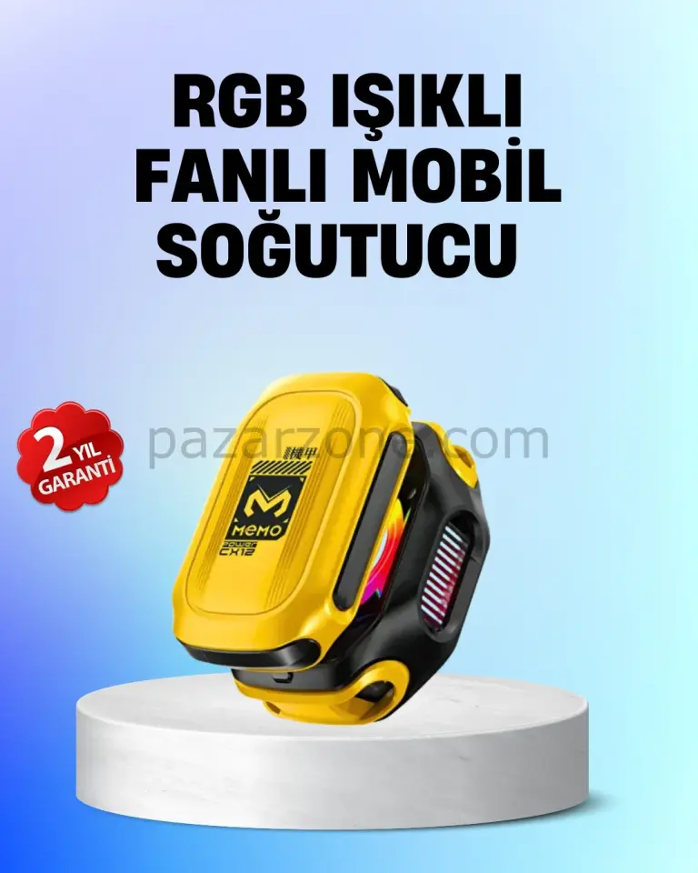 Yarı İletken Çipli RGB Işıklı Telefon Soğutucu