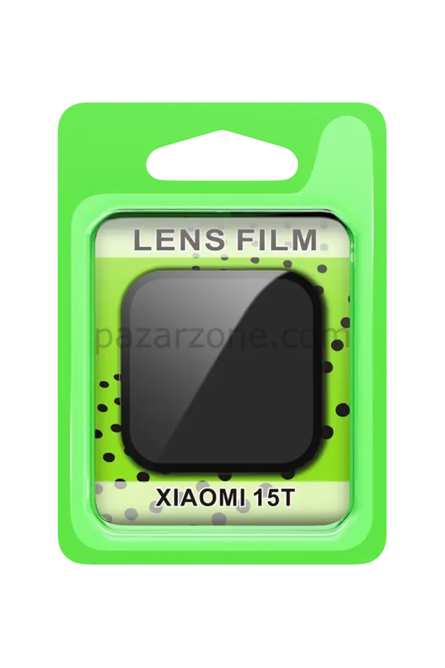 Newface Xiaomi Mi 15T Raze Metal Kamera Lens - Siyah