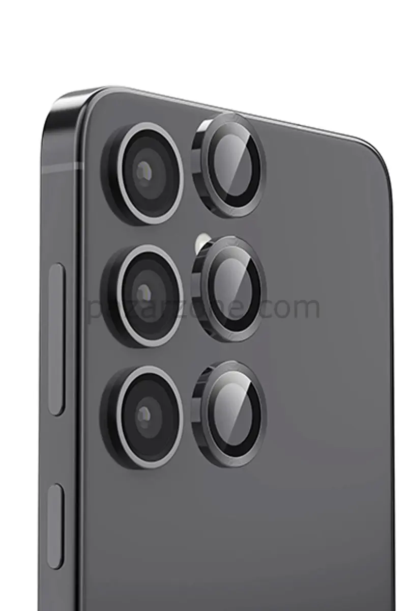 Newface Samsung Galaxy S25 Raze Metal Kamera Lens - Siyah