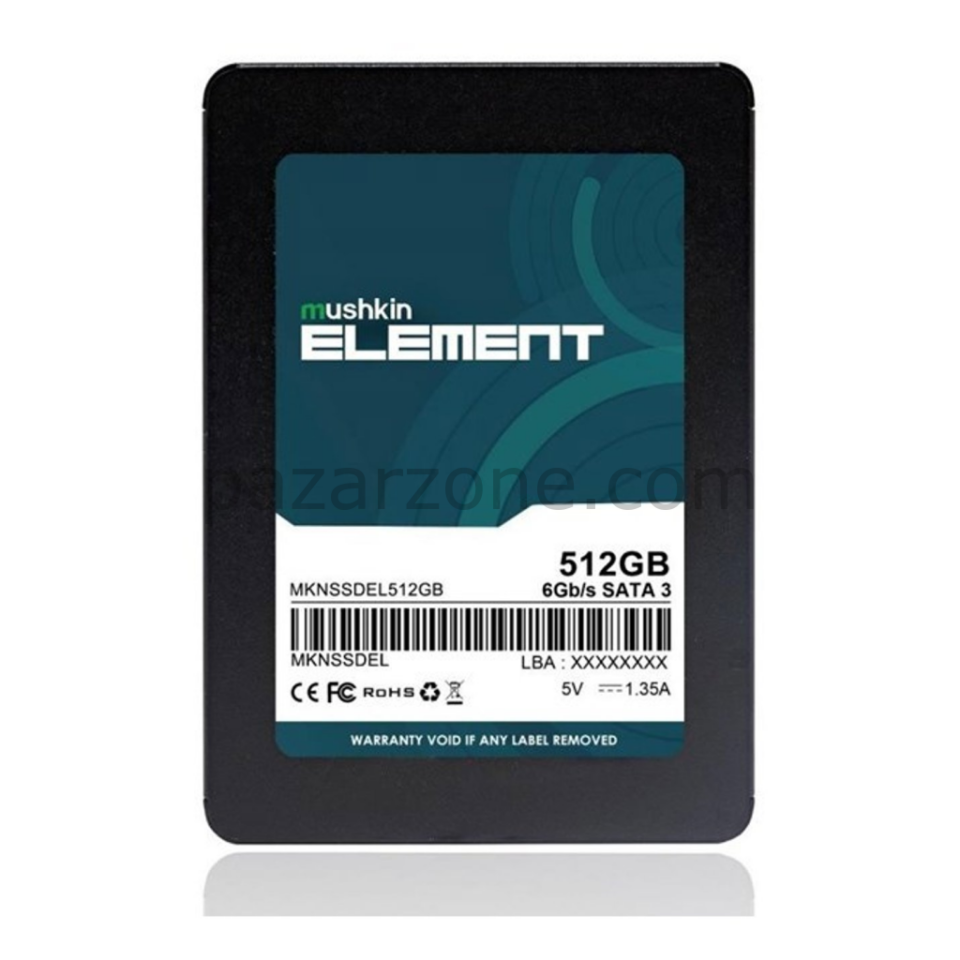 Mushkin ELEMENT, 512GB, 500-450Mb/s, 2.5", SATA3, SSD (MKNSSDEL512GB)