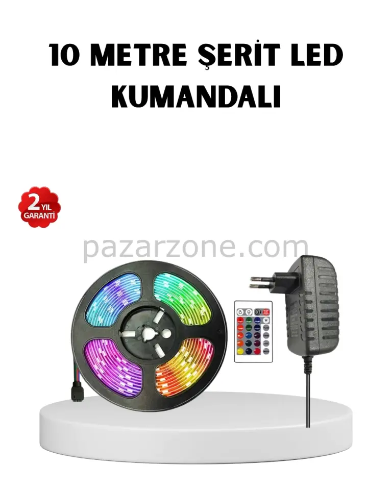Renkli Smart LED Şerit – Suya Dayanıklı, Esnek, Enerji Tasarruflu