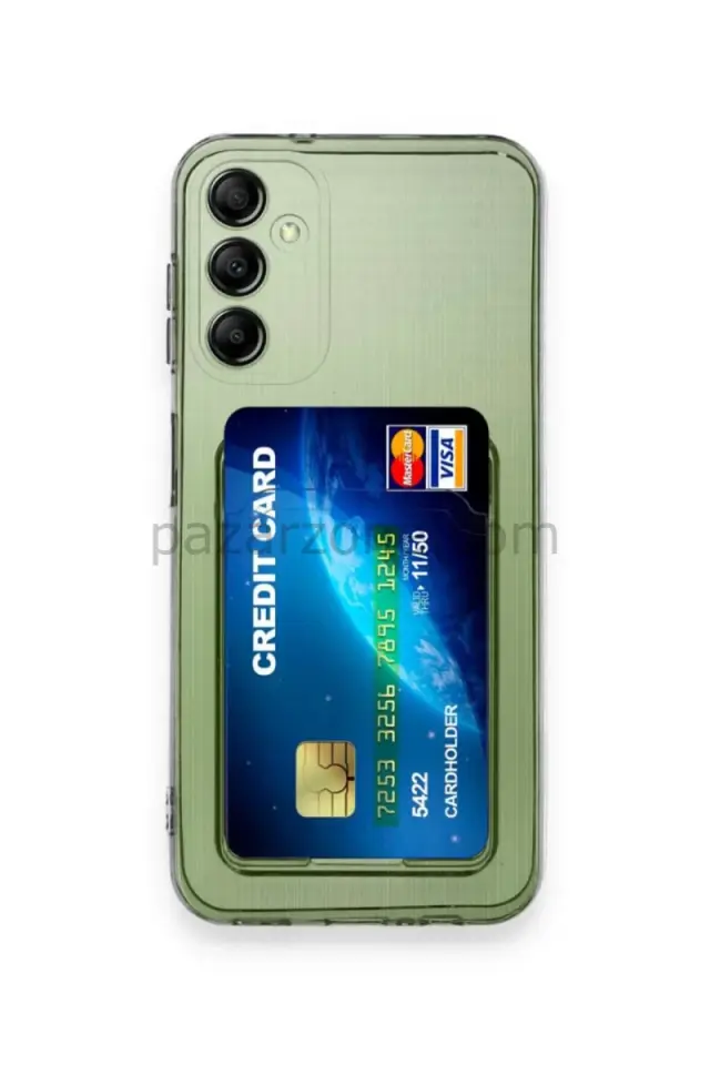 Newface Samsung Galaxy A15 4G Kılıf Kart Şeffaf Silikon - Şeffaf