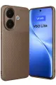 Newface Vivo V60 Lite Auto Focus Karbon Kapak - Kahverengi