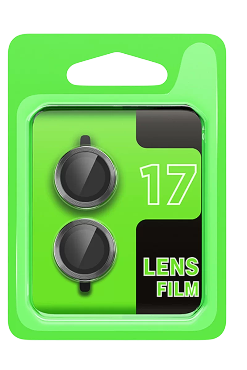 Newface Apple iPhone 17 Raze Metal Kamera Lens - Gri