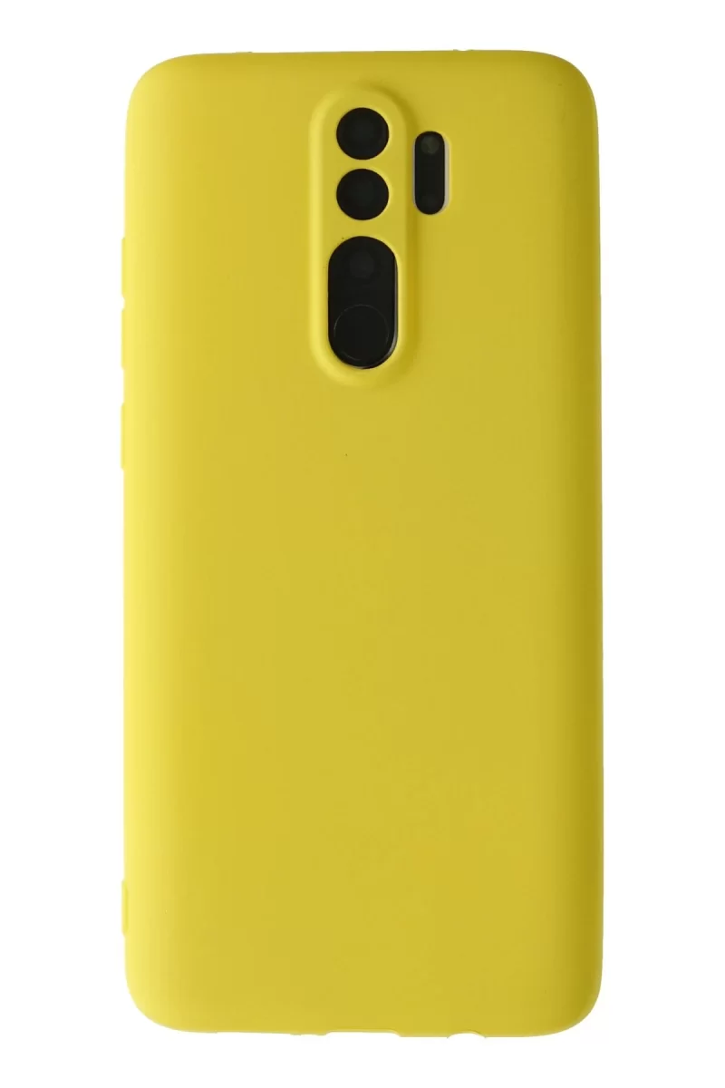 Newface Xiaomi Redmi Note 8 Pro Kılıf First Silikon - Sarı