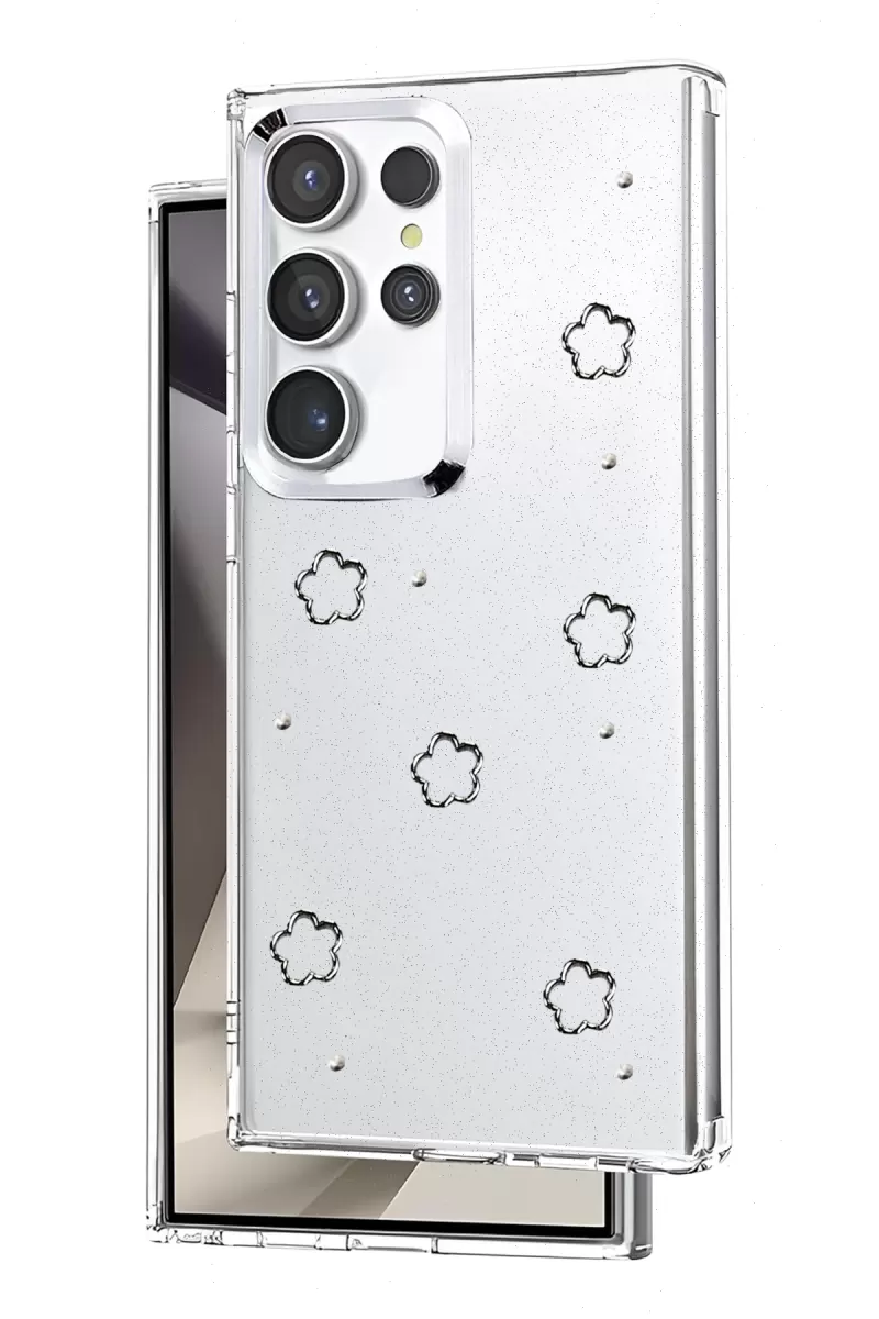 Newface Samsung Galaxy S24 Ultra Fiyonk Desenli Kapak - Desen 2