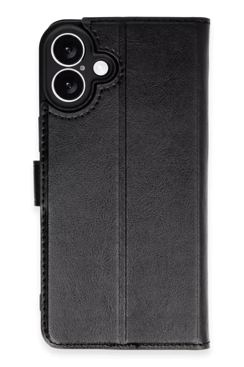 Newface Apple iPhone 16 Plus Kılıf Trend S Plus Kapaklı Kılıf - Siyah
