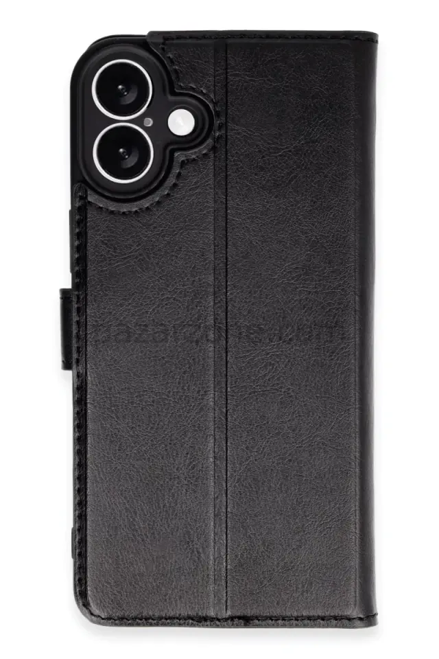Newface Apple iPhone 16 Plus Kılıf Trend S Plus Kapaklı Kılıf - Siyah