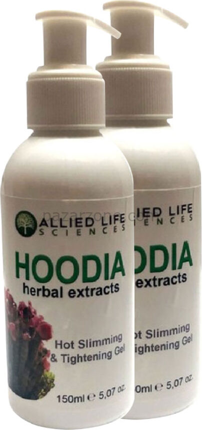 Allied Life Sciences Hoodia Herbal Extracts Hot Slimming & Tightening 150 ml x 2 adet