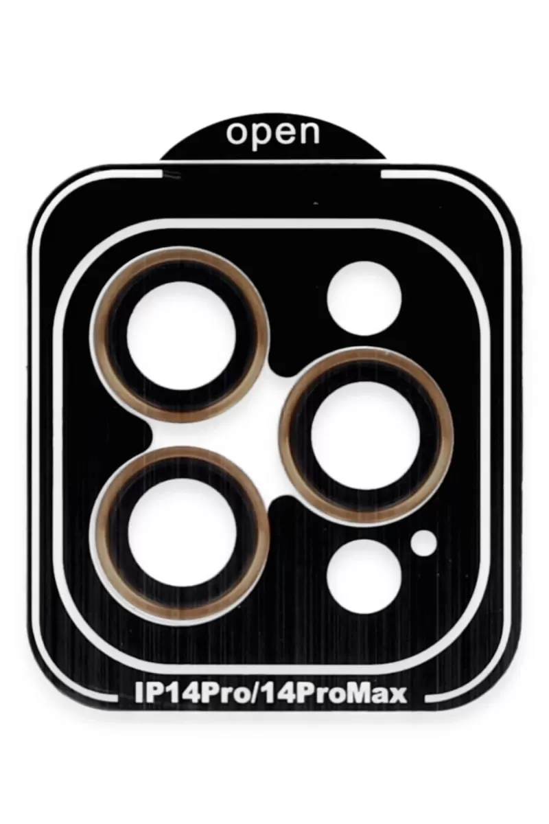 Joko Apple iPhone 15 Pro Max PVD Metal Kamera Lens - Turuncu