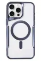 Newface Apple iPhone 16 Pro Kılıf Boyi Magsafe Silikon Kapak - Lacivert