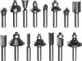 Einhell  15 Parça Karışık Freze Ucu Seti 8 mm Şaft