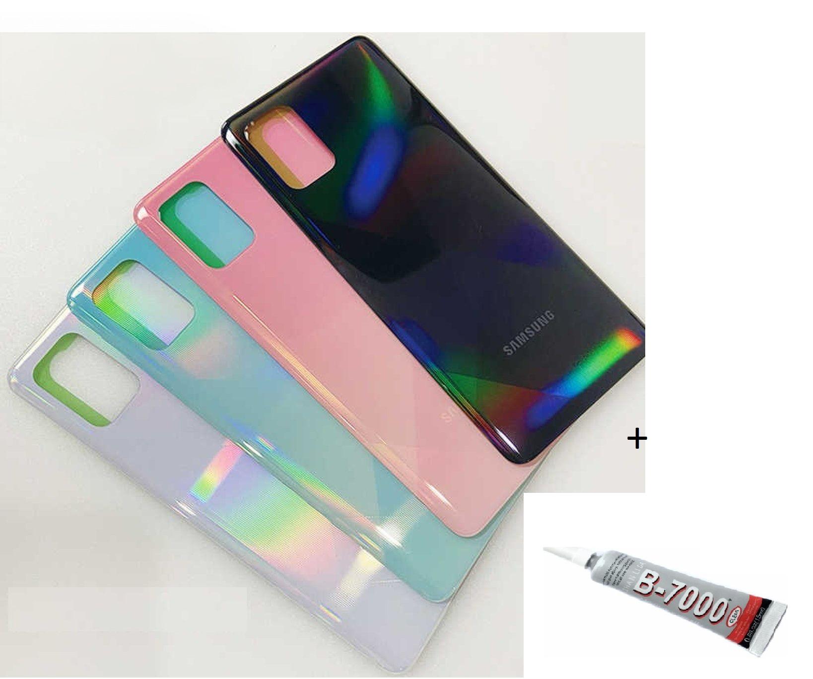 SAMSUNG A71 A715 Arka Batarya Pil Kapağı MAVİ (B70