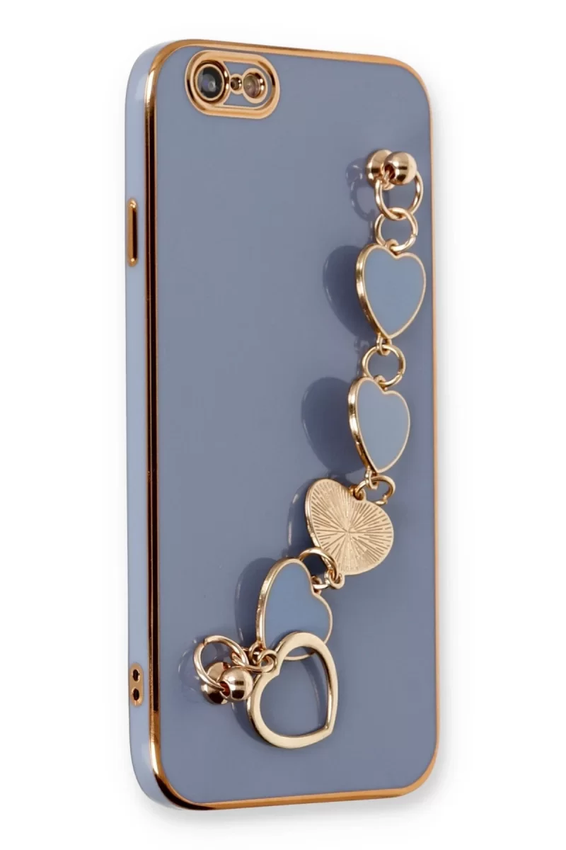 Newface Apple iPhone 6 Kılıf Esila Silikon - Gri