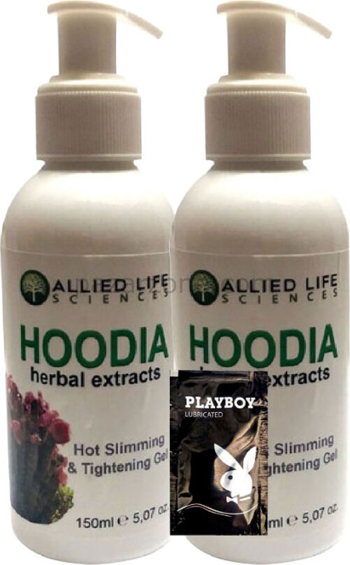 Allied Life Sciences Hoodia Herbal Extracts Hot Slimming & Tightening 150 ml x 2 adet + Jel