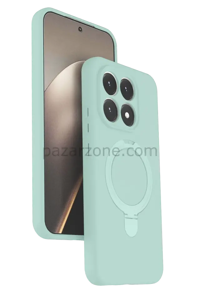 Newface Xiaomi Mi 15T Regal Magsafe Standlı Kapak - Su Yeşili