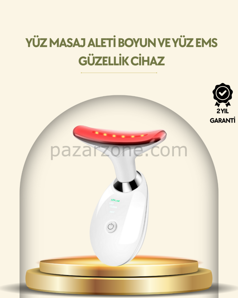 Kompakt ve Taşınabilir Cilt Bakım Cihazı – 3 Fonksiyonlu, USB Şarjlı, LED Işıklı Güzellik Aleti
