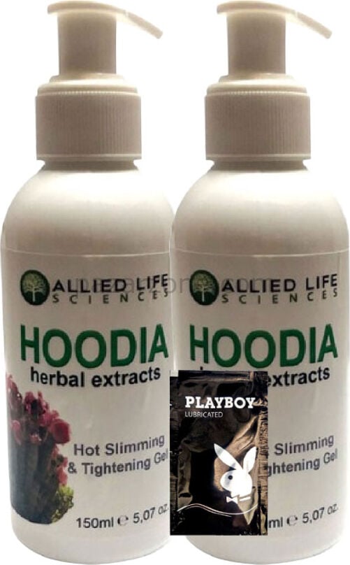 Allied Life Sciences Hoodia Herbal Extracts Hot Slimming & Tightening 150 ml x 2 adet + Jel
