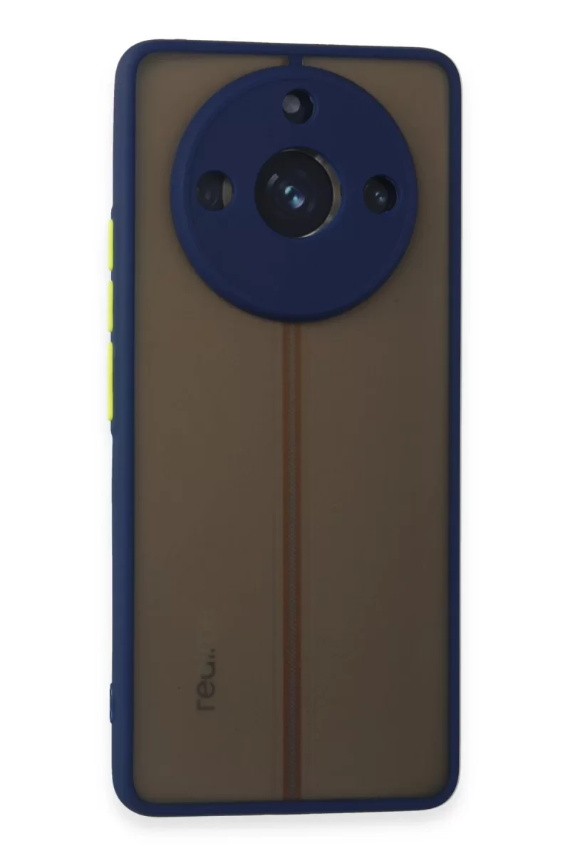 Newface Realme 11 Pro Kılıf Montreal Silikon Kapak - Lacivert