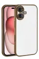 Newface Apple iPhone 17 Razer Lensli Silikon - Çöl Titanyum