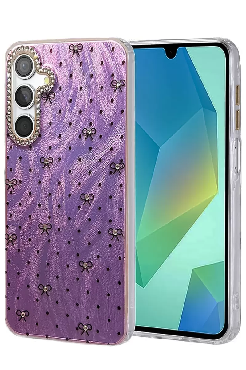 Newface Samsung Galaxy A15 4G Kılıf Blade Aynalı Desenli Kapak - Desen 2