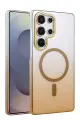 Newface Samsung Galaxy S24 Ultra Glossy Magsafe Kapak - Çöl Titanyum