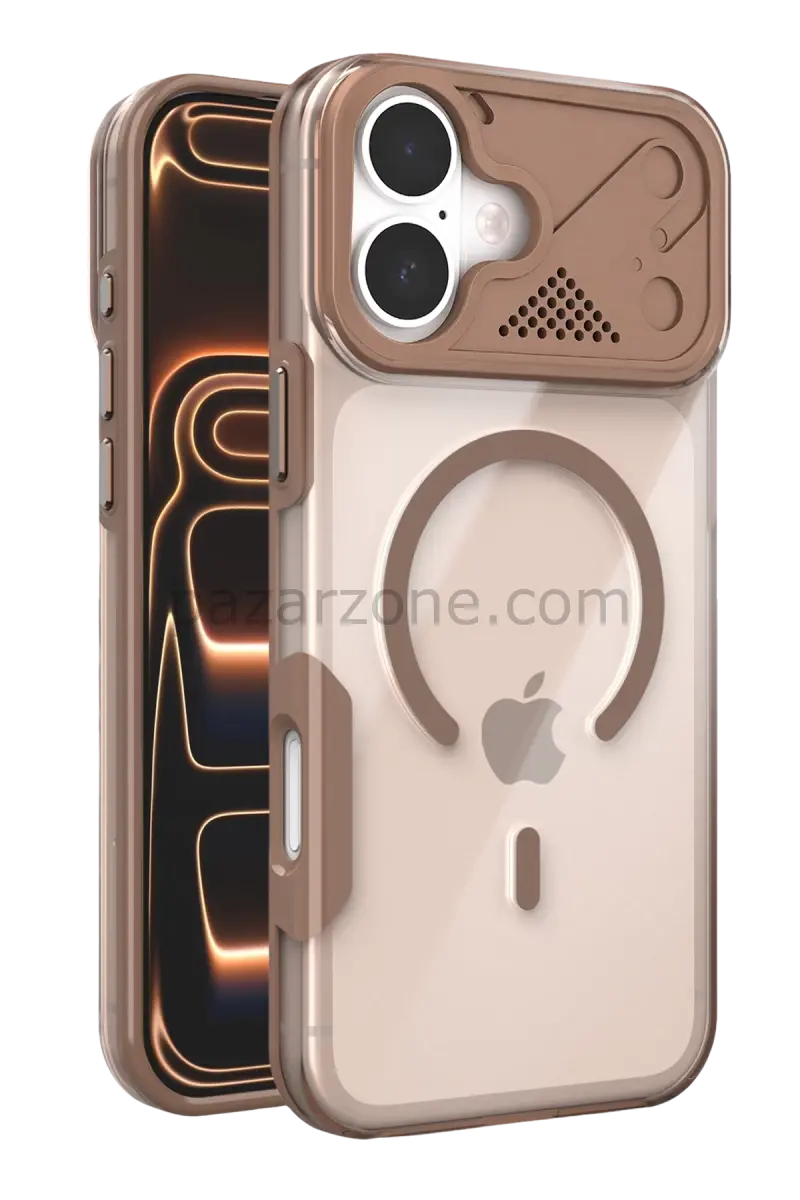 Joko Apple iPhone 17 Zinko Magsafe Kapak - Çöl Titanyum