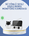 Kablosuz Bebek Monitörü 720P Görüntü ve Geniş Ekran