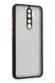 Newface Xiaomi Redmi Note 8 Pro Kılıf Montreal Silikon Kapak - Siyah