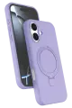 Newface Apple iPhone 17 Regal Magsafe Standlı Kapak - Lila