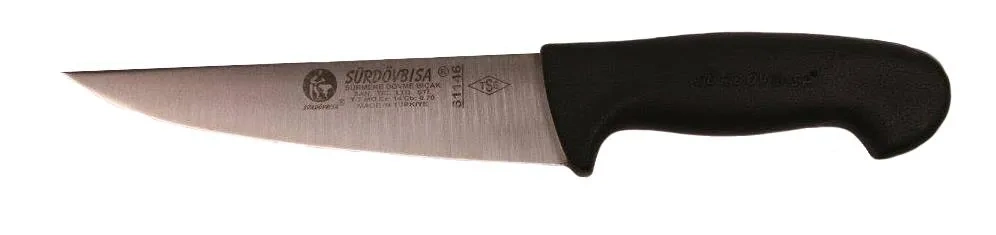 Sürmene Sürdövbısa 61146 Kasap Kurban Sıyırma Bıçağı 16,5 Cm, Plastik Sap
