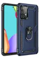 Newface Samsung Galaxy A33 5G Kılıf Sofya Yüzüklü Silikon Kapak - Lacivert
