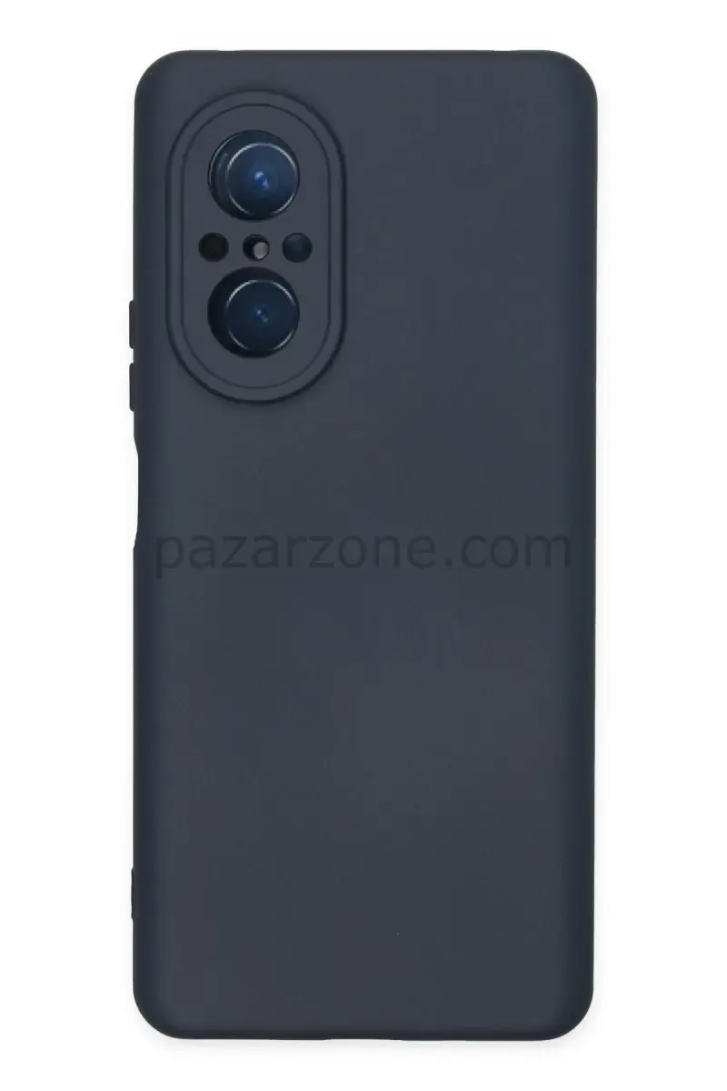 Newface Huawei Nova 9 SE Kılıf Nano içi Kadife Silikon - Lacivert