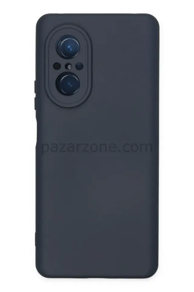 Newface Huawei Nova 9 SE Kılıf Nano içi Kadife Silikon - Lacivert