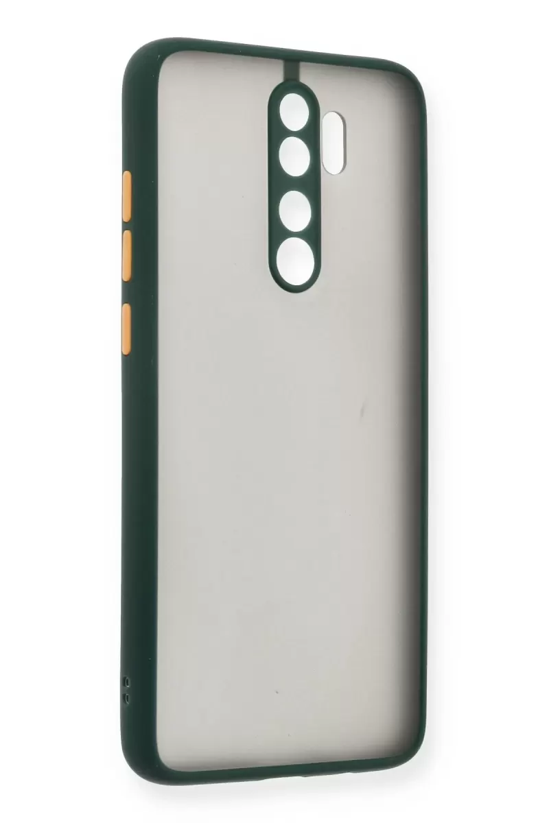 Newface Xiaomi Redmi Note 8 Pro Kılıf Montreal Silikon Kapak - Yeşil