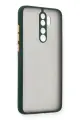 Newface Xiaomi Redmi Note 8 Pro Kılıf Montreal Silikon Kapak - Yeşil