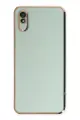Newface Xiaomi Redmi 9A Kılıf Volet Silikon - Açık Yeşil