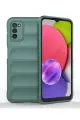 Newface Samsung Galaxy A03S Kılıf Optimum Silikon - Koyu Yeşil