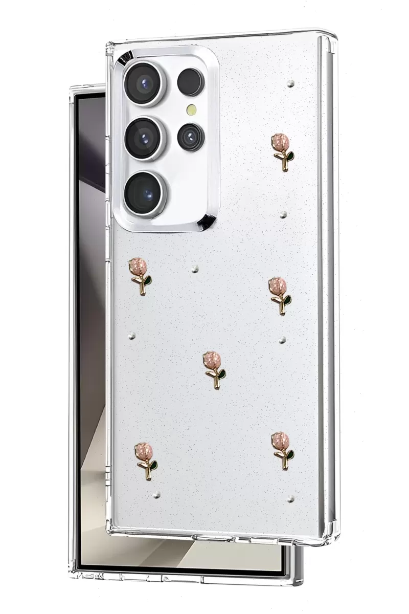 Newface Samsung Galaxy S25 Ultra Fiyonk Desenli Kapak - Desen 6